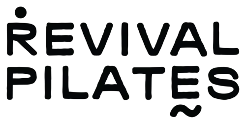 Revival Pilates logo for a professional Pilates studio and wellness brand.